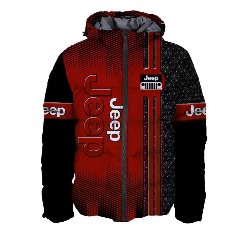 Sportswearmerch Jeep Car Personalized Fashion Puffer Jacket For Fan