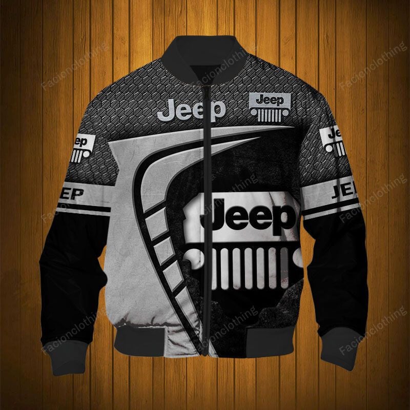 Sportswearmerch Jeep Car Wranglerb Personalized Fashion Bomber Jacket For Fan