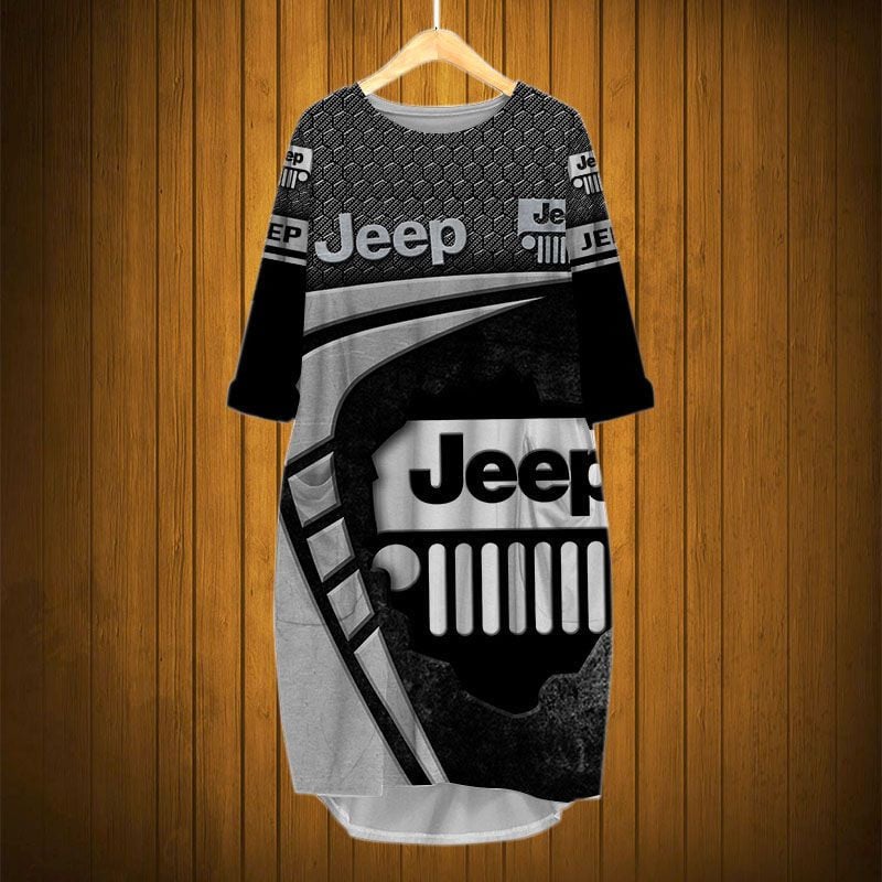 Sportswearmerch Jeep Car Wranglerb Personalized Fashion Pocket Dress For Fan