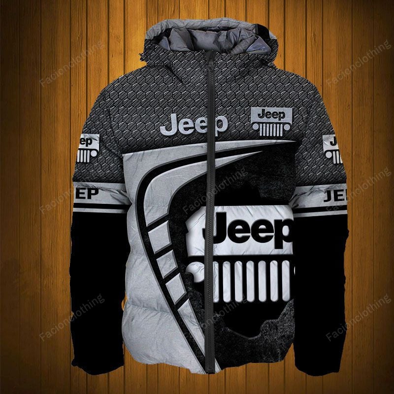 Sportswearmerch Jeep Car Wranglerb Personalized Fashion Puffer Jacket For Fan