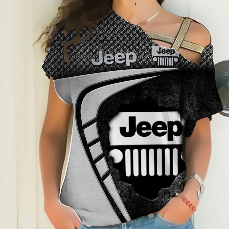 Sportswearmerch Jeep Car Wranglerb Personalized Fashion Strapless Short Sleeve For Fan