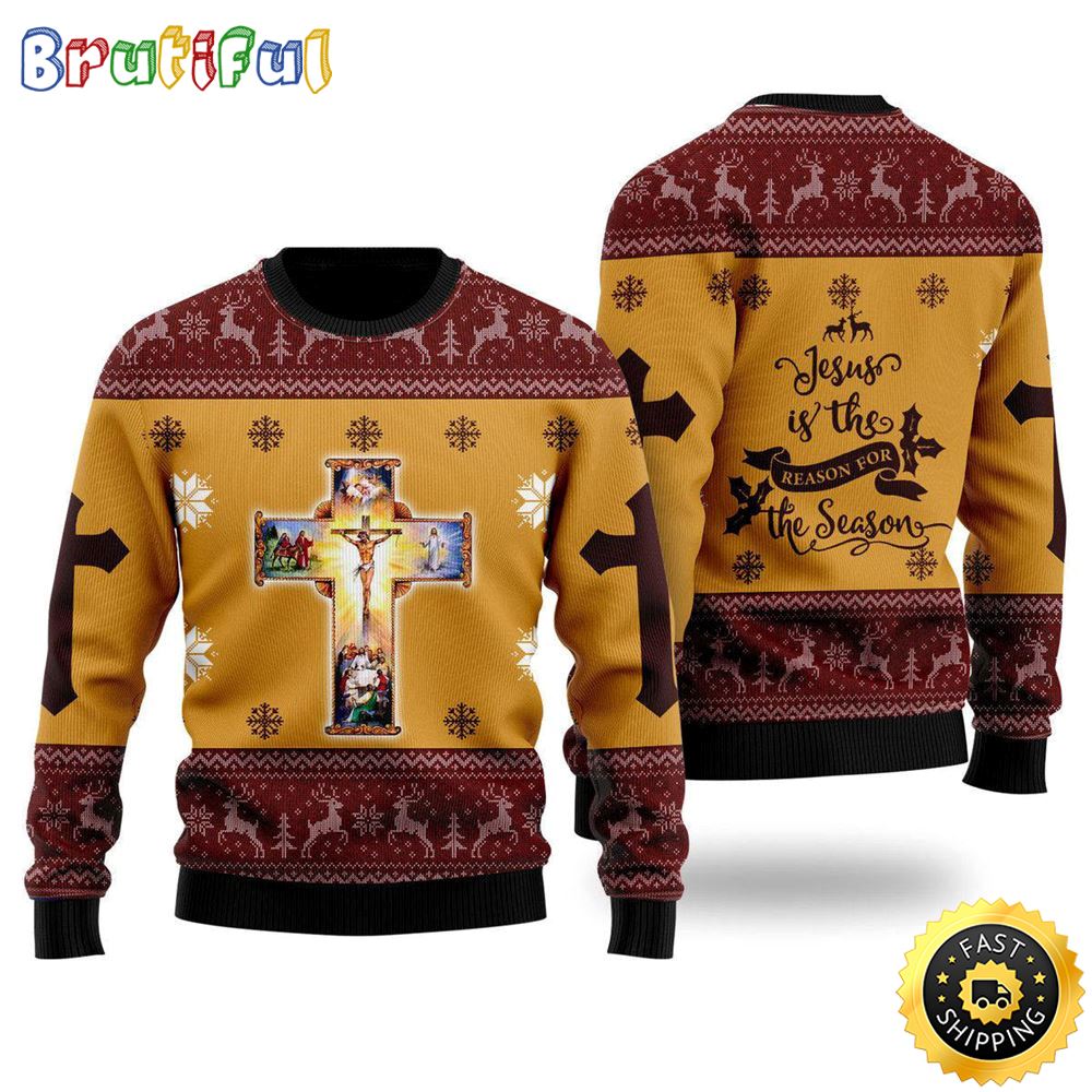 Sportswearmerch Jesus Christmas Sweater For Fan