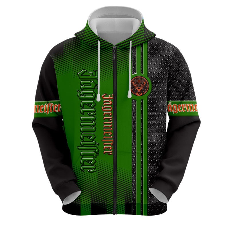 Sportswearmerch Jägermeister Personalized Fashion Zip Hoodie For Fan