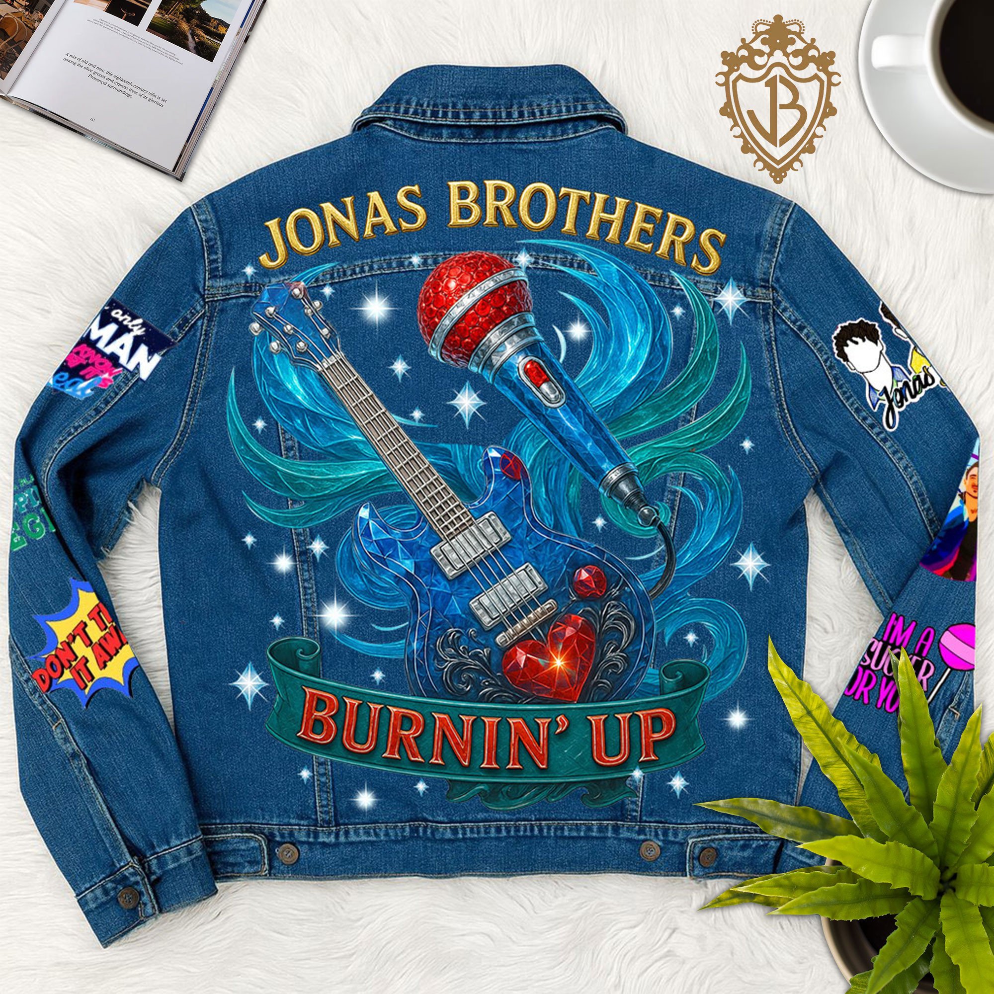 Sportswearmerch Jonas Brothers Denim Jacket Gift For Fans