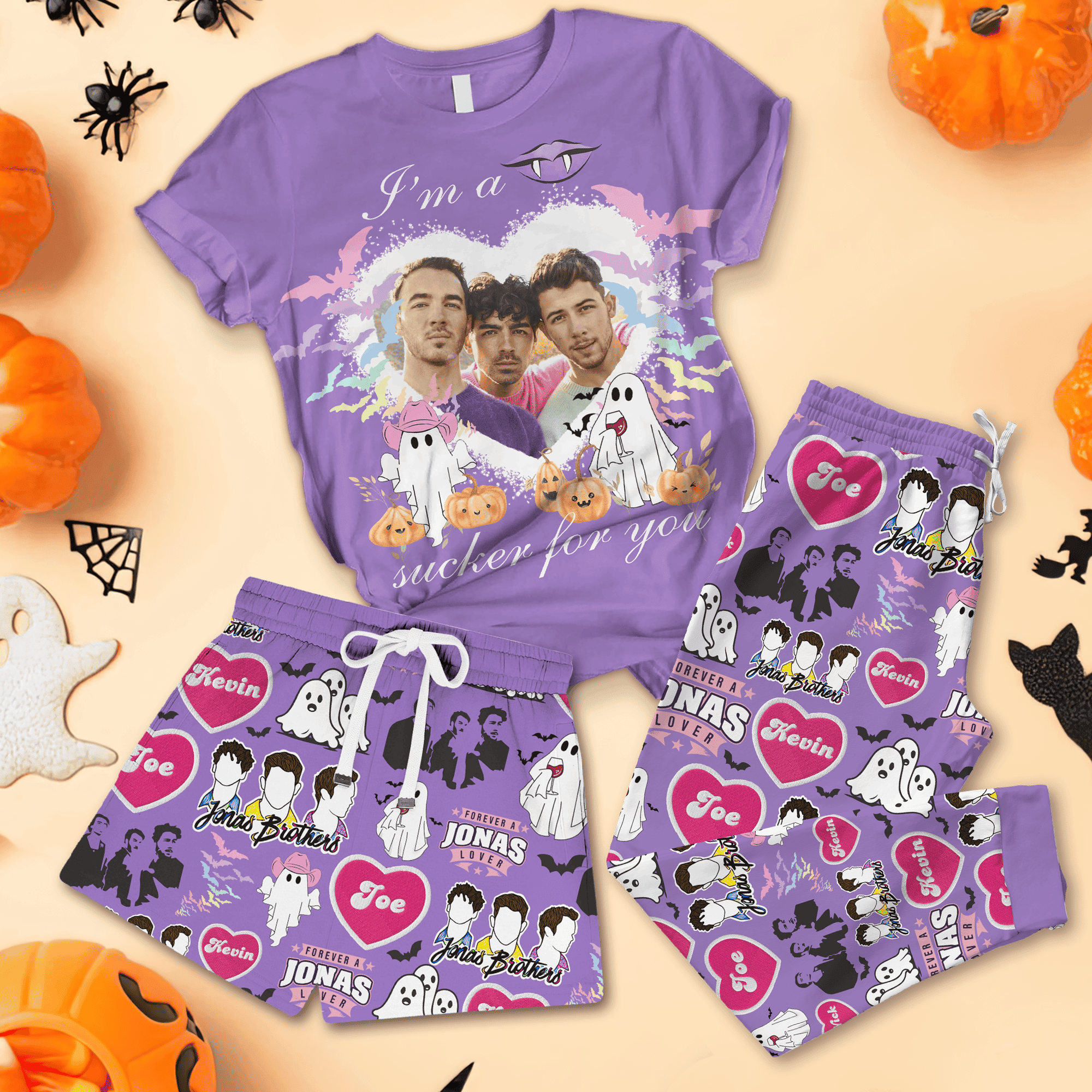 Sportswearmerch Jonas Brothers Short Pajamas Set Gifts For Fans
