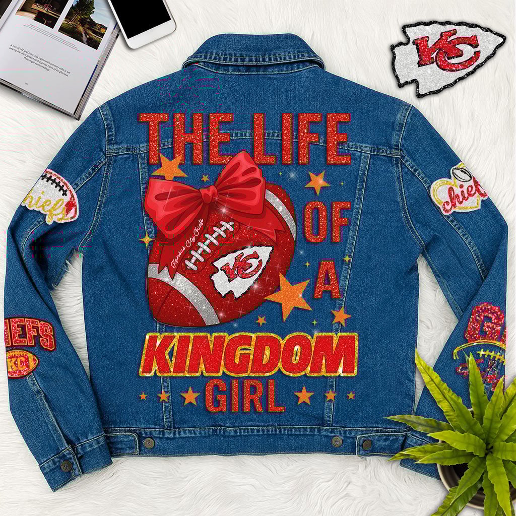 Sportswearmerch Kansas City Chiefs Denim Jacket Gift For Fans