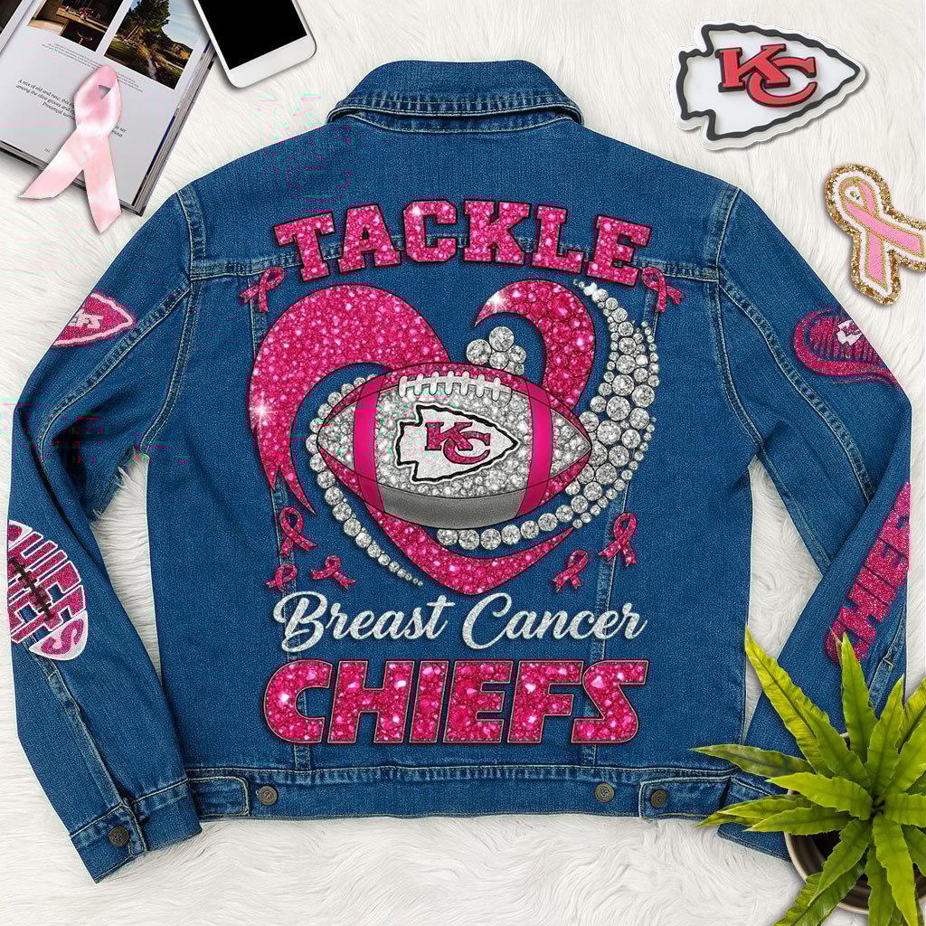 Sportswearmerch Kansas City Chiefs Denim Jacket Gift For Fans