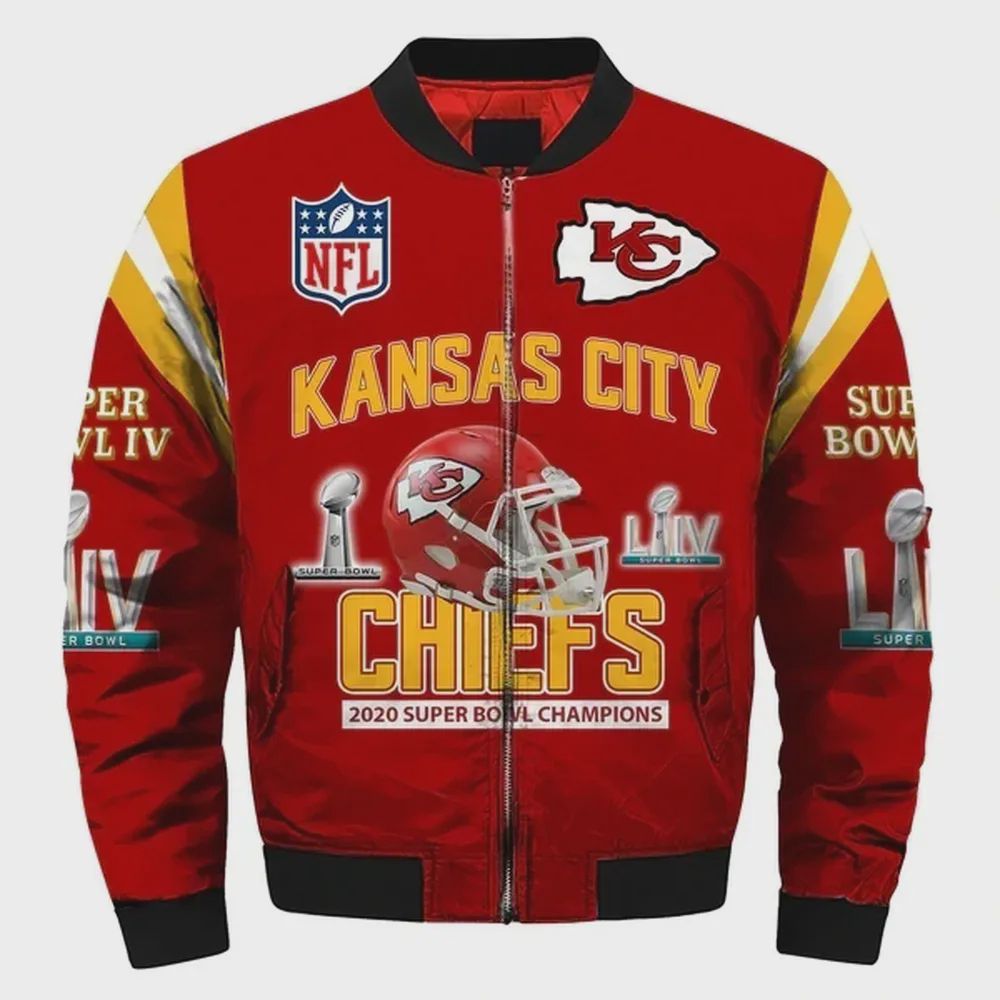 Sportswearmerch Kansas City Chiefs NFL Bomber Jacket For Fan