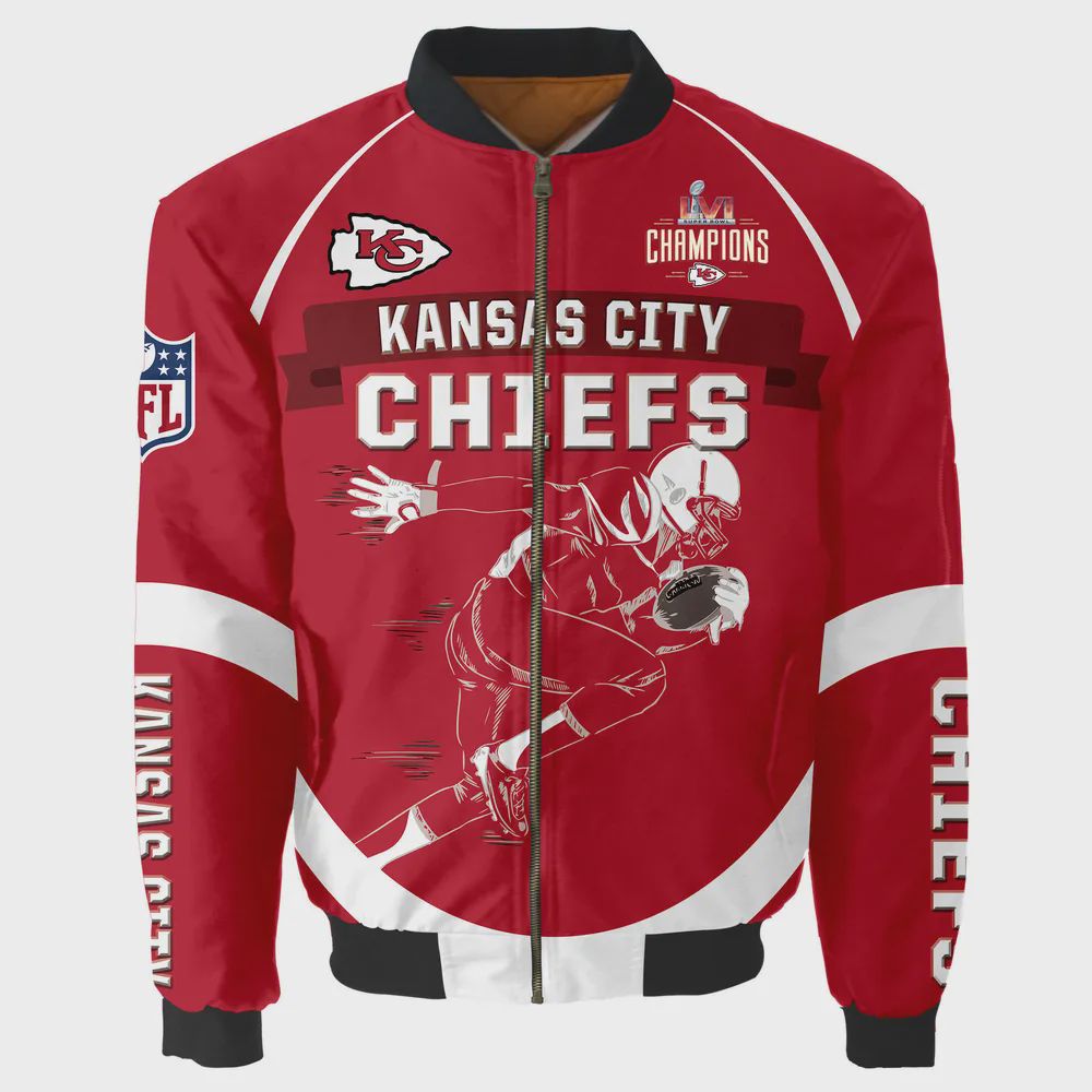 Sportswearmerch Kansas City Chiefs NFL Bomber Jacket For Fan