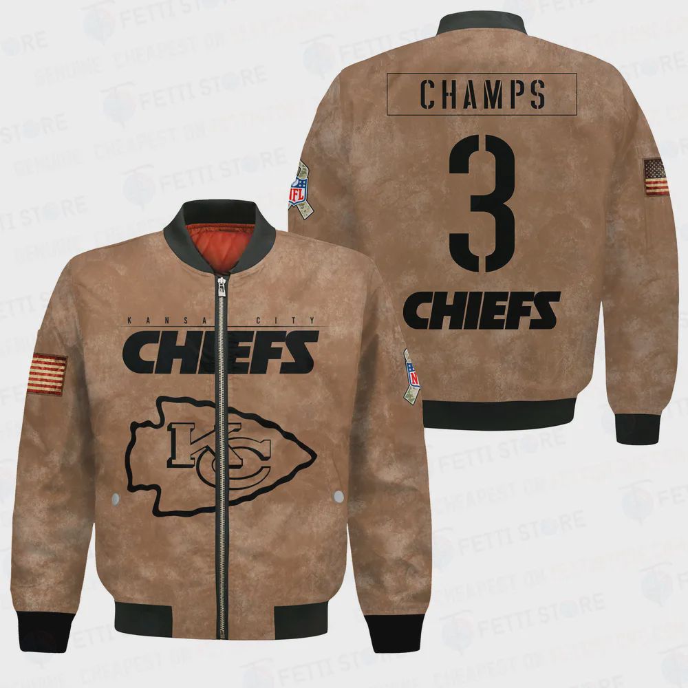 Sportswearmerch Kansas City Chiefs NFL Bomber Jacket For Fan