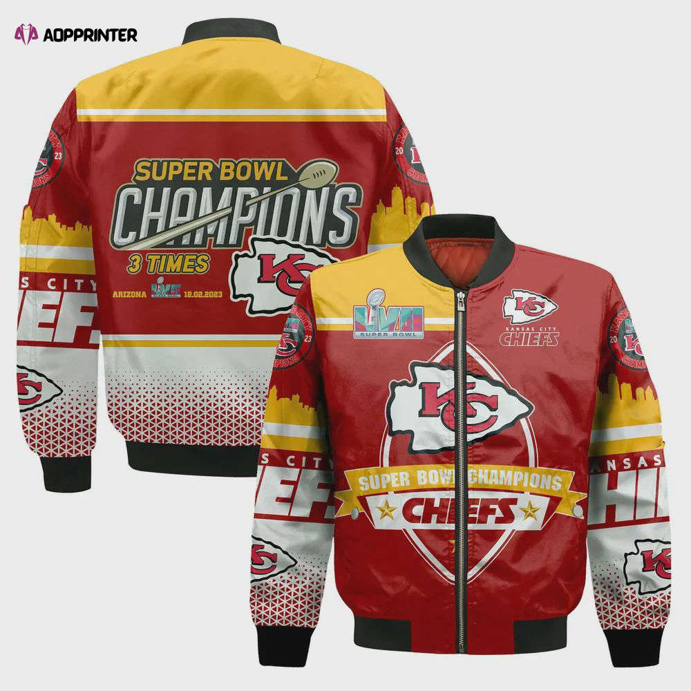 Sportswearmerch Kansas City Chiefs NFL Bomber Jacket For Fan