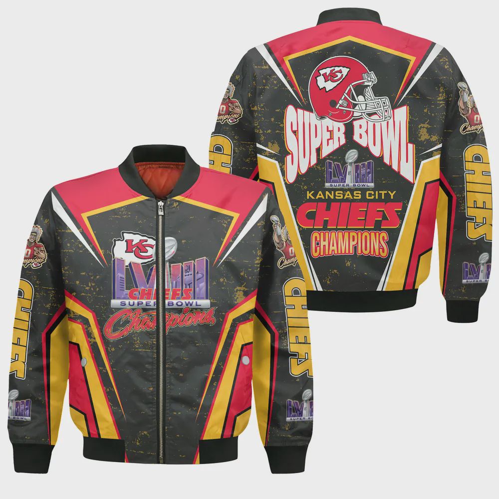 Sportswearmerch Kansas City Chiefs NFL Bomber Jacket For Fan