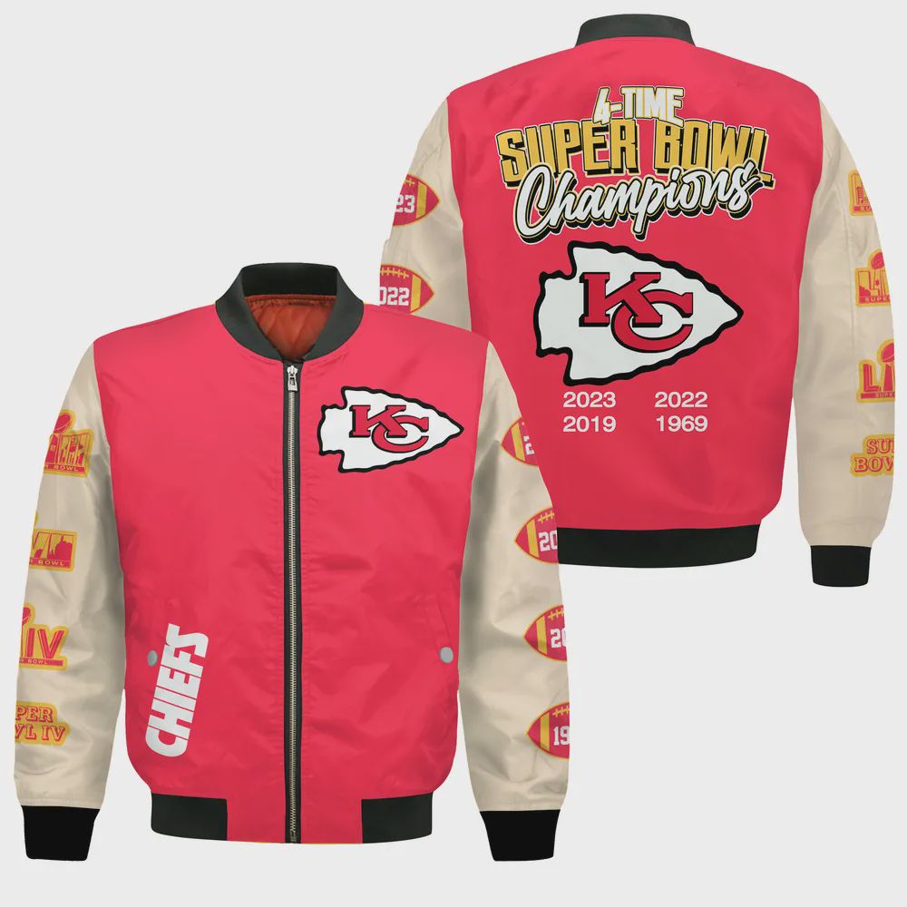 Sportswearmerch Kansas City Chiefs NFL Bomber Jacket For Fan