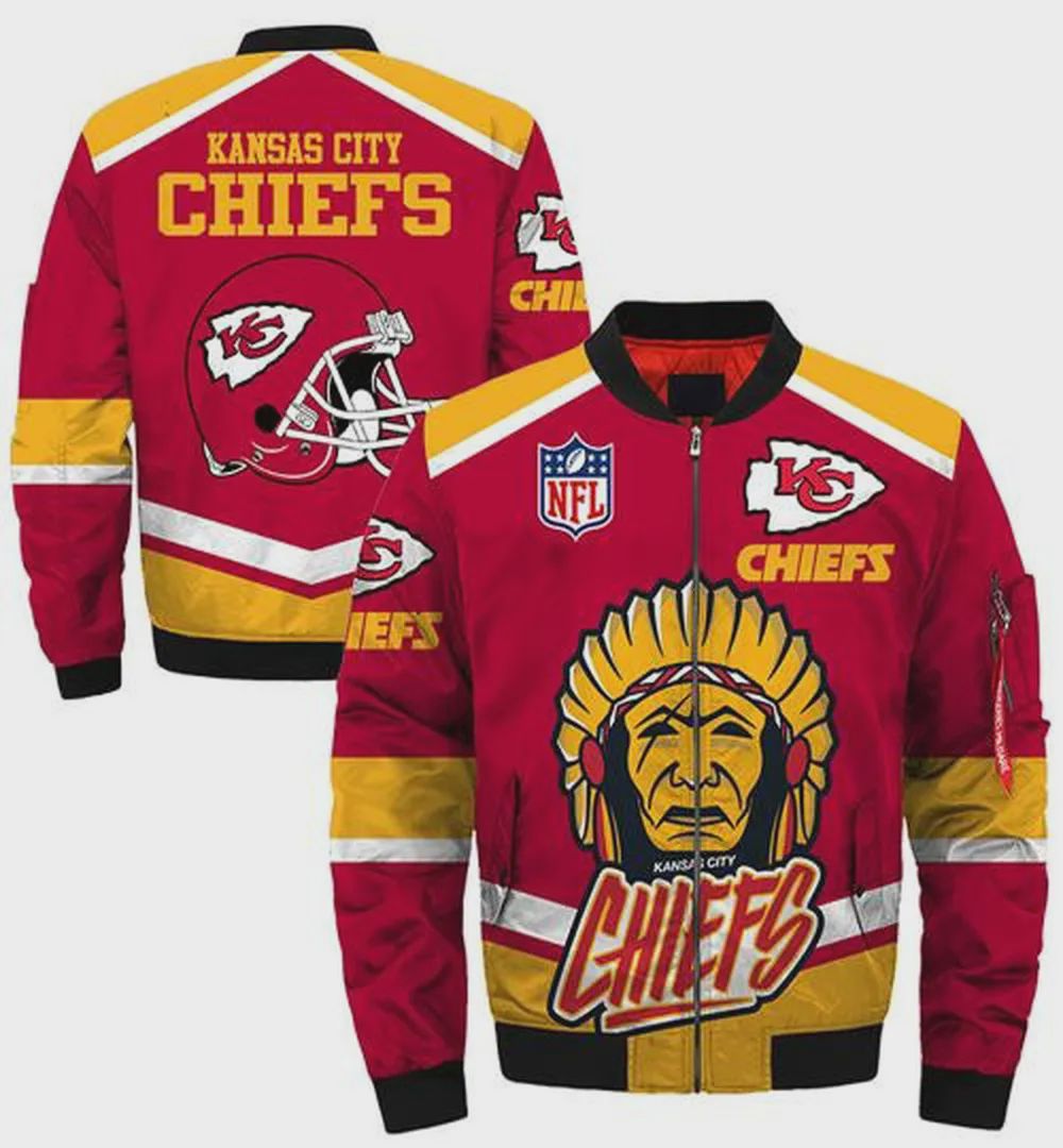 Sportswearmerch Kansas City Chiefs NFL Bomber Jacket For Fan