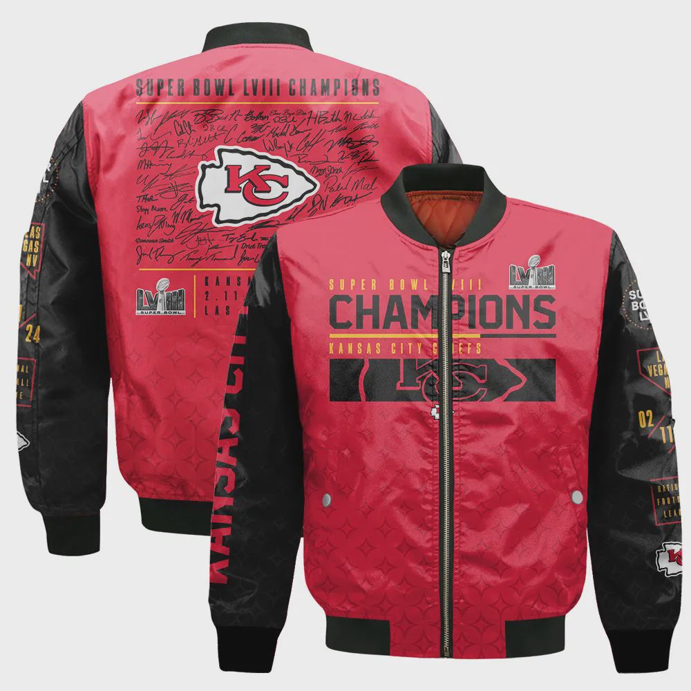 Sportswearmerch Kansas City Chiefs NFL Bomber Jacket For Fan
