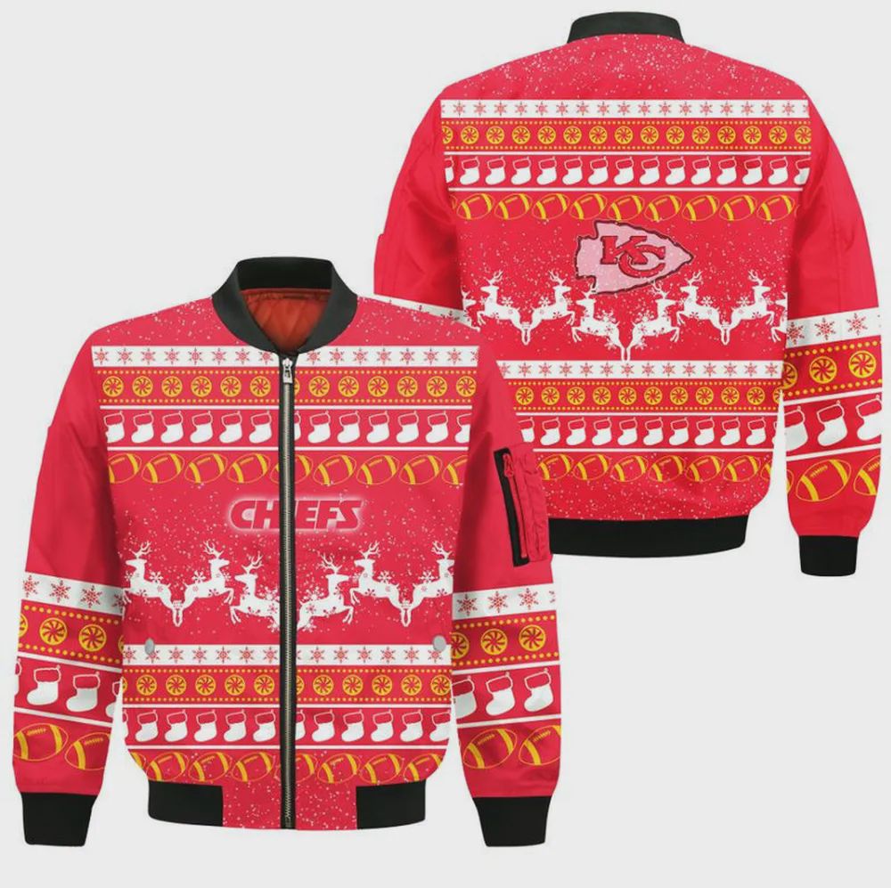 Sportswearmerch Kansas City Chiefs NFL Bomber Jacket For Fan
