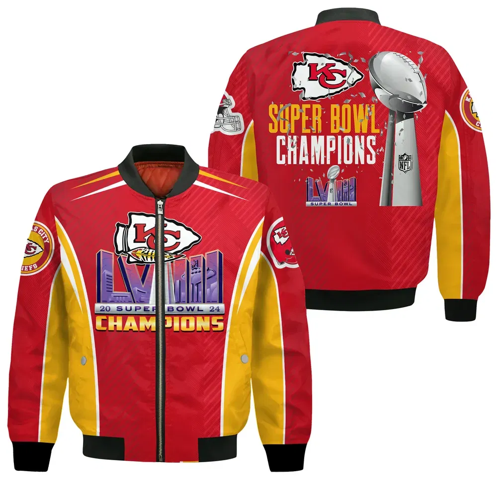 Sportswearmerch Kansas City Chiefs NFL Bomber Jacket For Fan