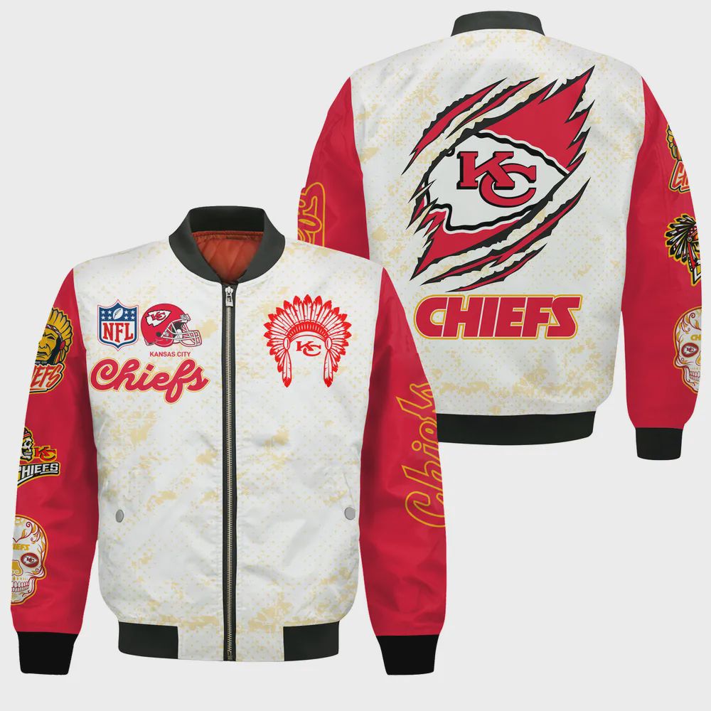 Sportswearmerch Kansas City Chiefs NFL Bomber Jacket For Fan