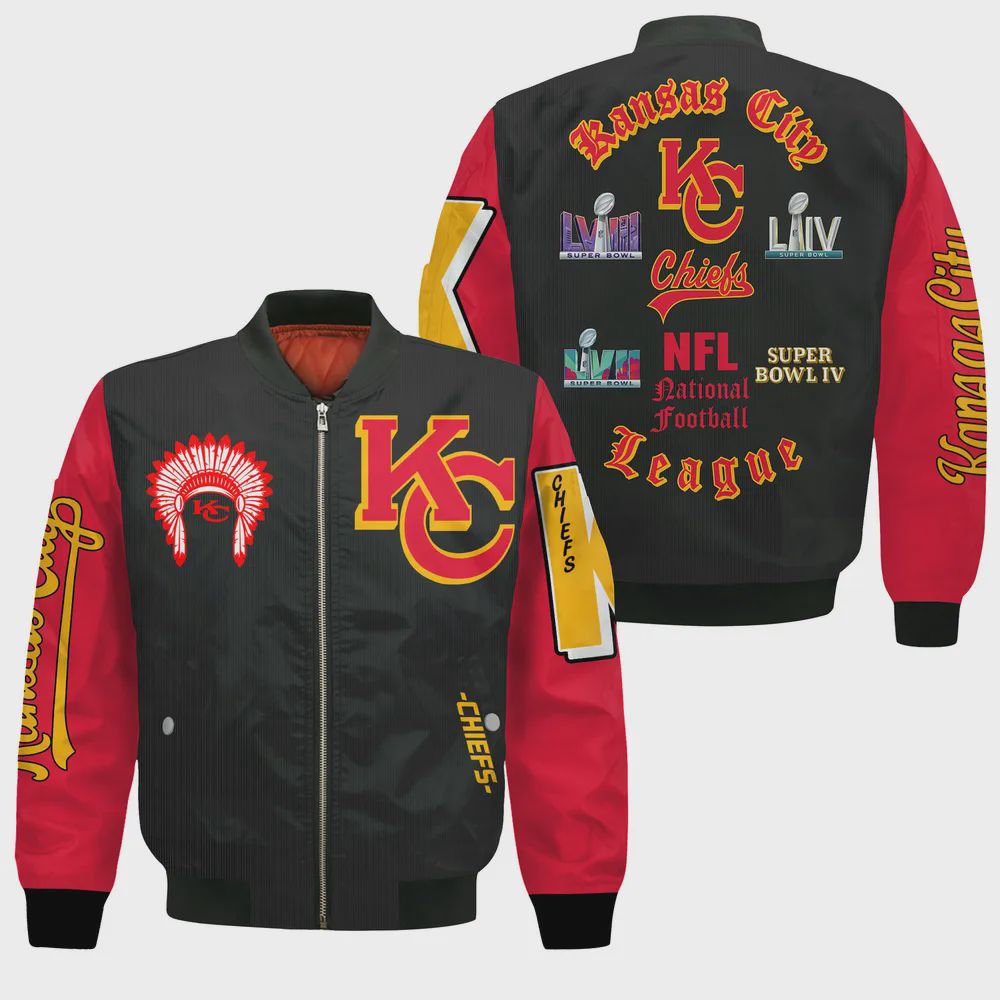 Sportswearmerch Kansas City Chiefs NFL Bomber Jacket For Fan