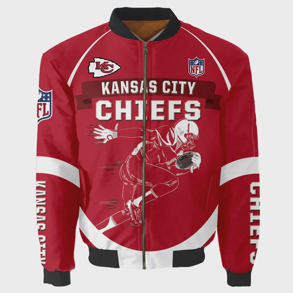 Sportswearmerch Kansas City Chiefs NFL Bomber Jacket For Fan