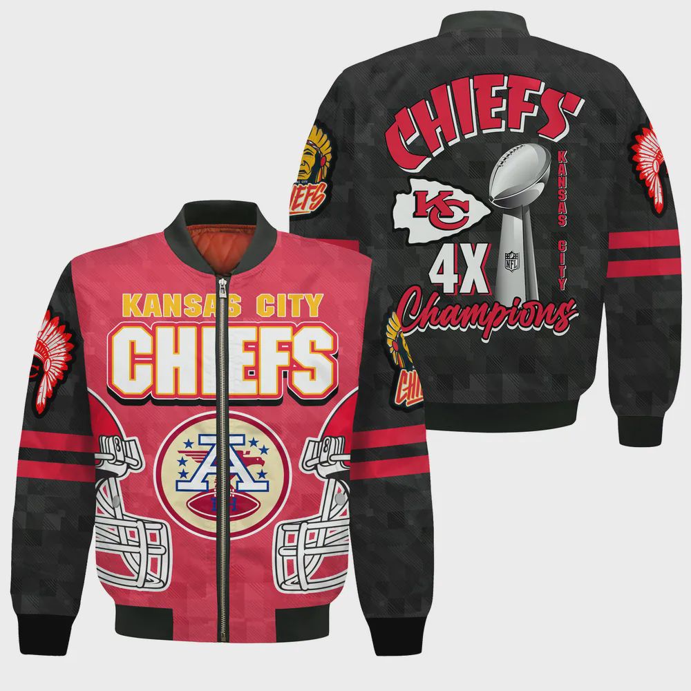 Sportswearmerch Kansas City Chiefs NFL Bomber Jacket For Fan