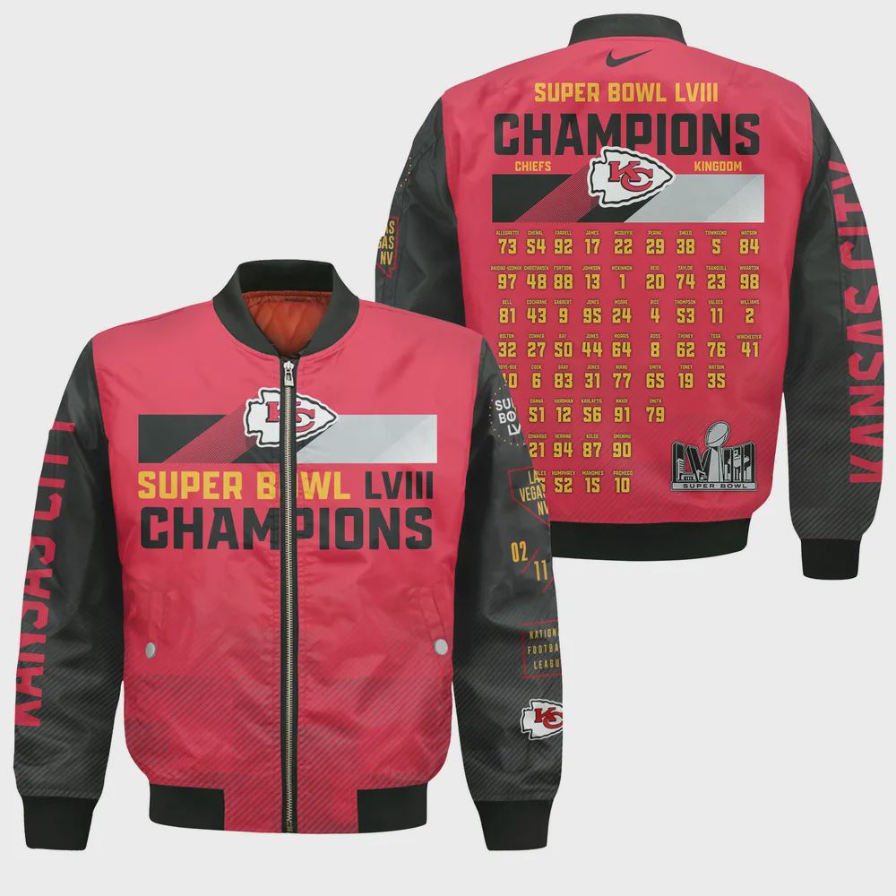 Sportswearmerch Kansas City Chiefs NFL Bomber Jacket For Fan
