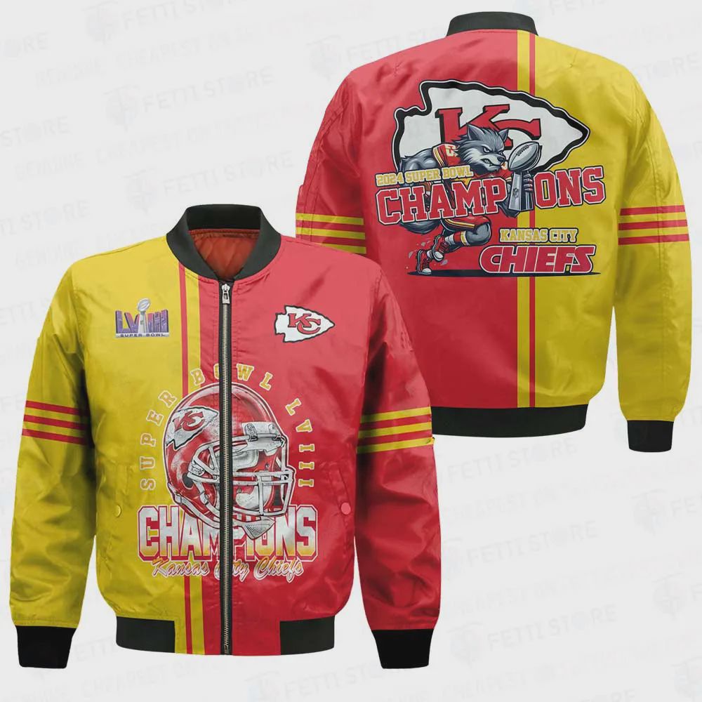 Sportswearmerch Kansas City Chiefs NFL Bomber Jacket For Fan