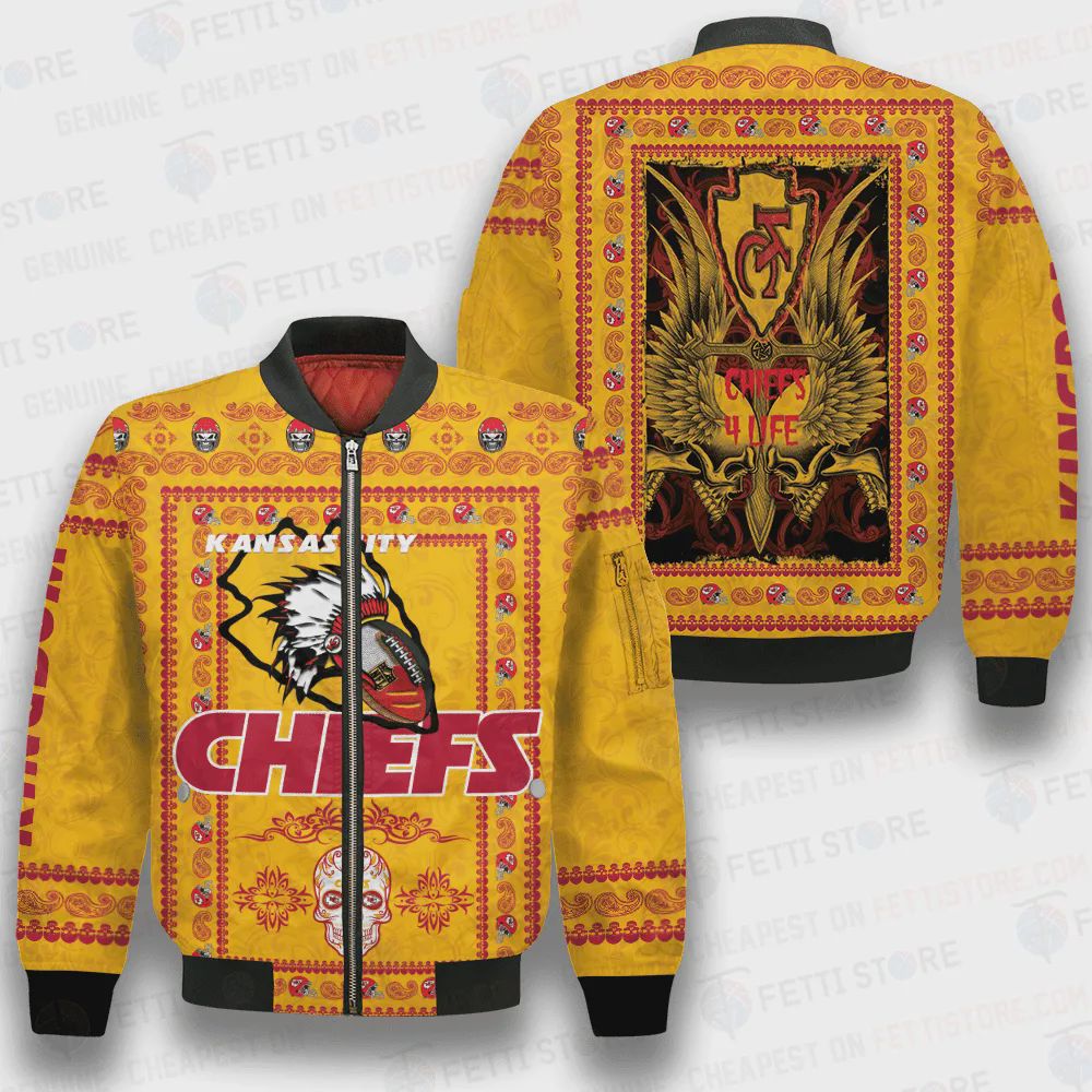 Sportswearmerch Kansas City Chiefs NFL Bomber Jacket For Fan