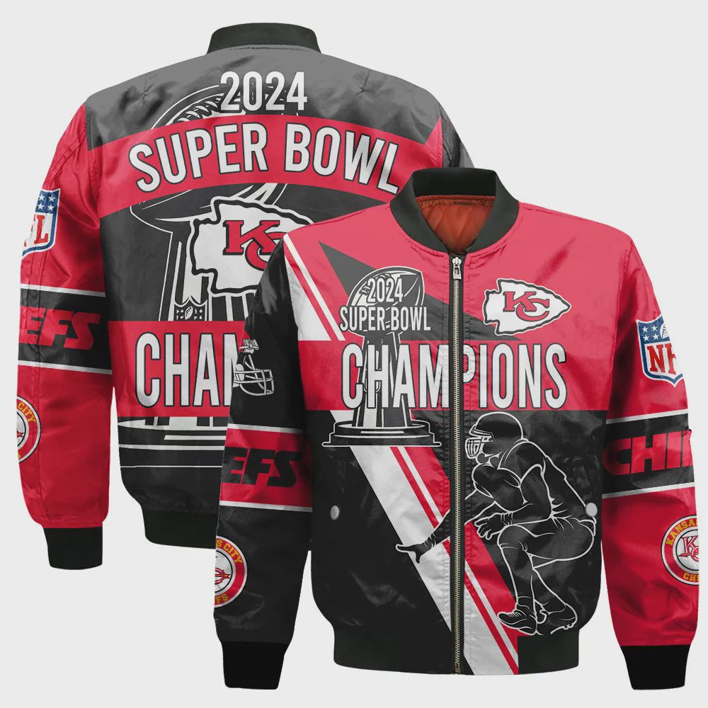 Sportswearmerch Kansas City Chiefs NFL Bomber Jacket For Fan