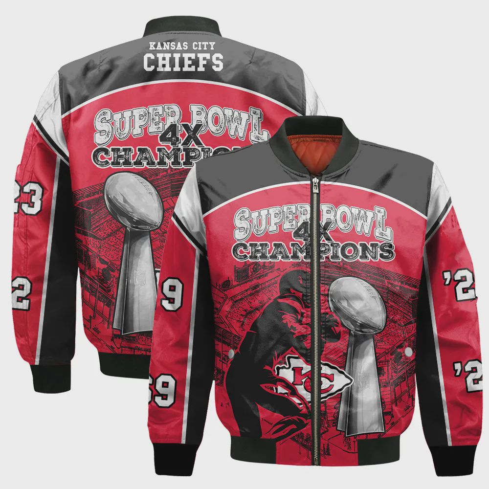 Sportswearmerch Kansas City Chiefs NFL Bomber Jacket For Fan