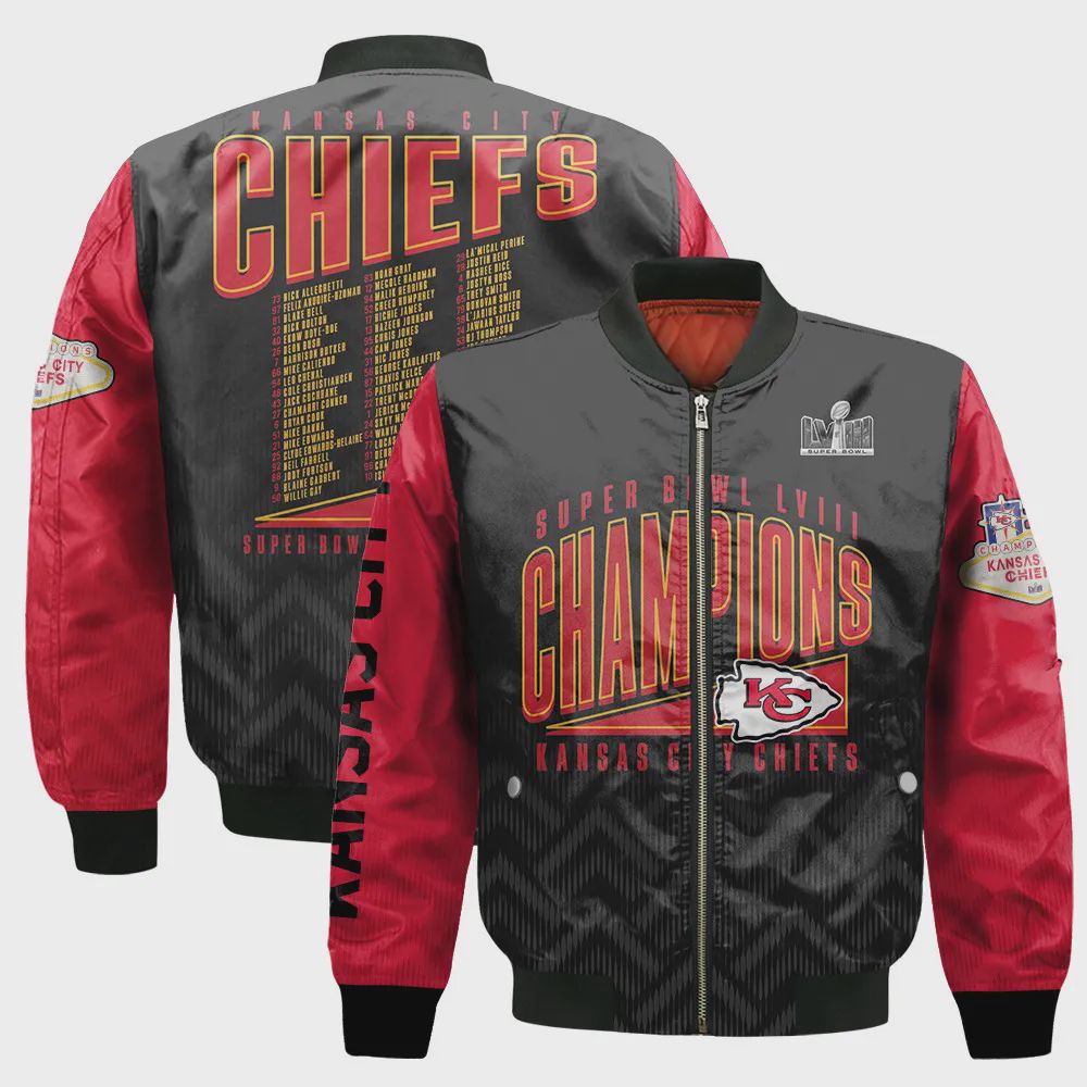 Sportswearmerch Kansas City Chiefs NFL Bomber Jacket For Fan