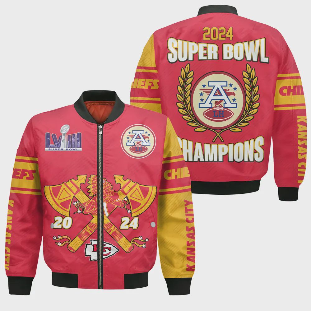 Sportswearmerch Kansas City Chiefs NFL Bomber Jacket For Fan