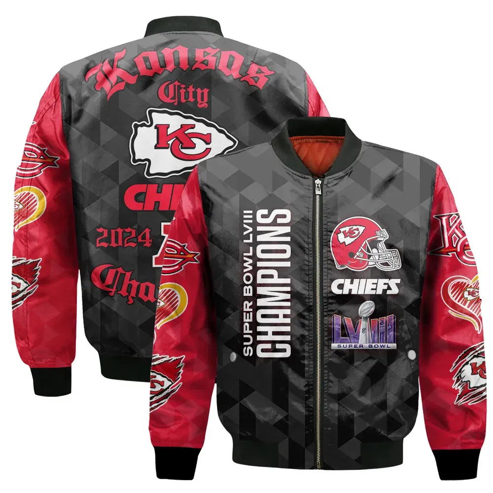 Sportswearmerch Kansas City Chiefs NFL Bomber Jacket For Fan