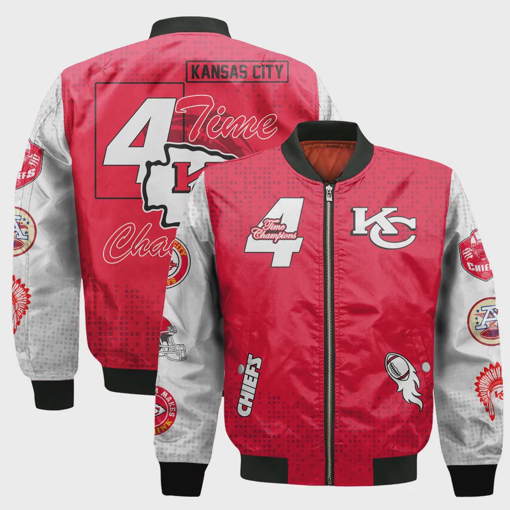 Sportswearmerch Kansas City Chiefs NFL Bomber Jacket For Fan