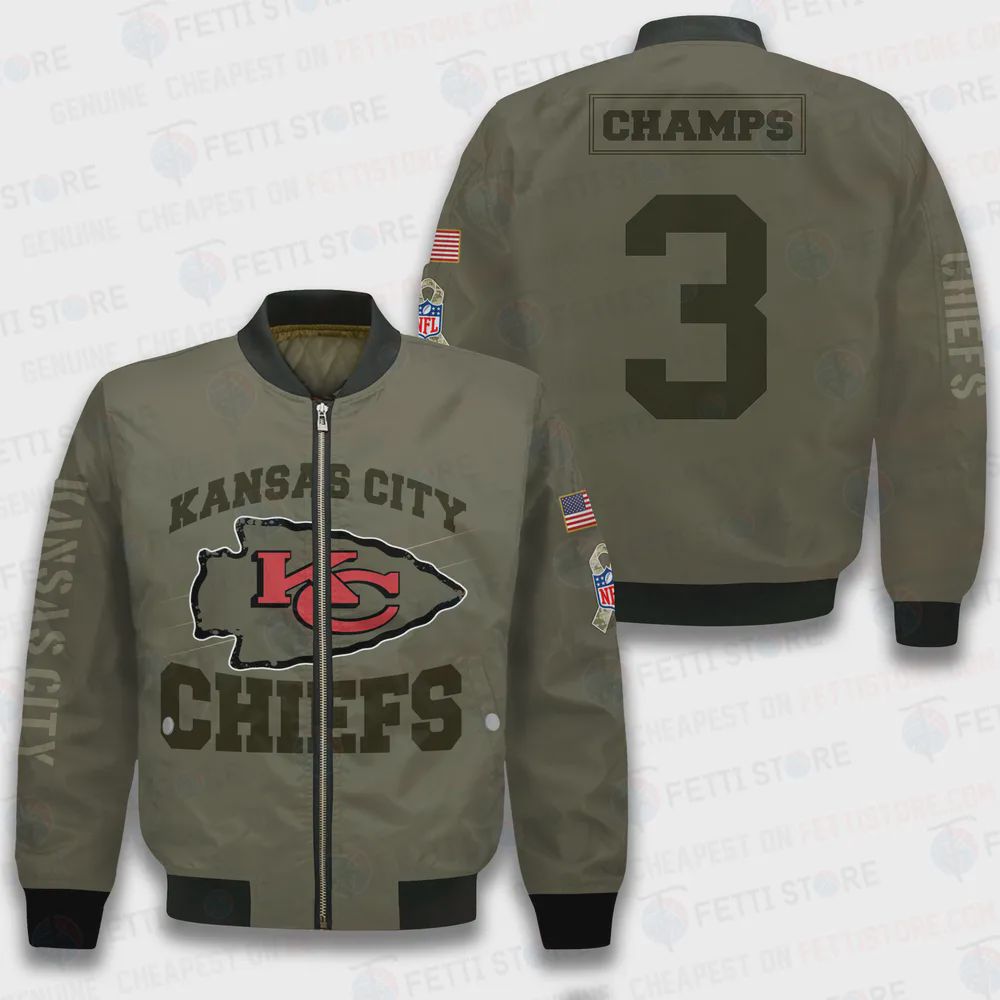Sportswearmerch Kansas City Chiefs NFL Bomber Jacket For Fan