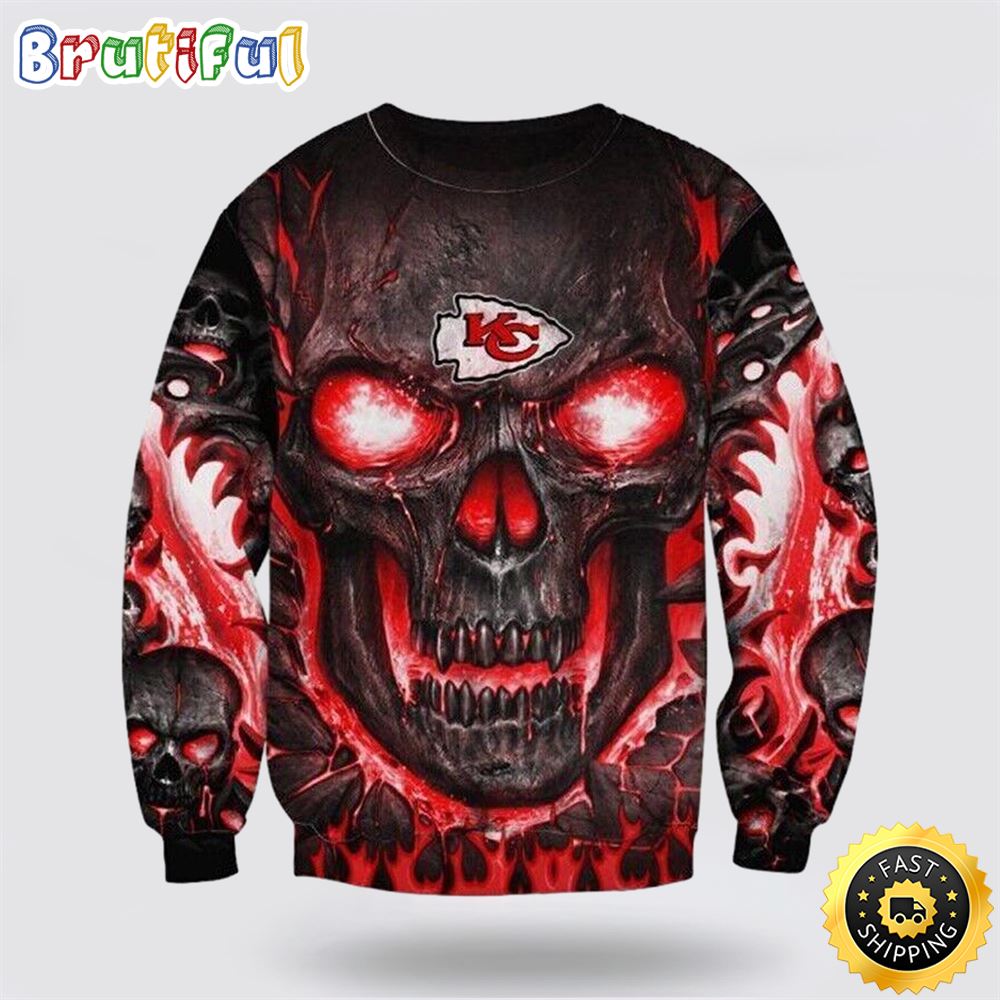 Sportswearmerch Kansas City Chiefs NFL Crewneck Sweater For Fan