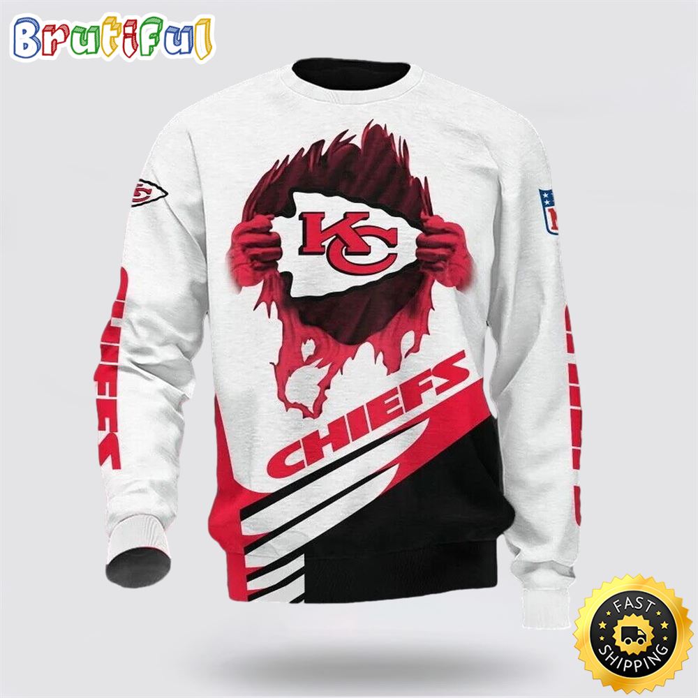 Sportswearmerch Kansas City Chiefs NFL Crewneck Sweater For Fan