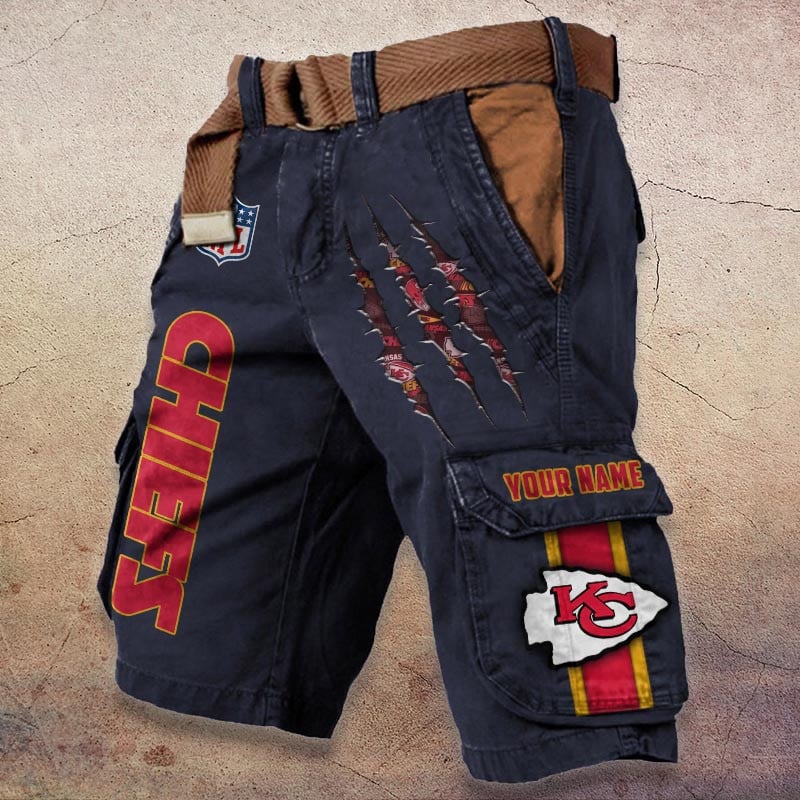 Sportswearmerch Kansas City Chiefs NFL Denim Short For Fan