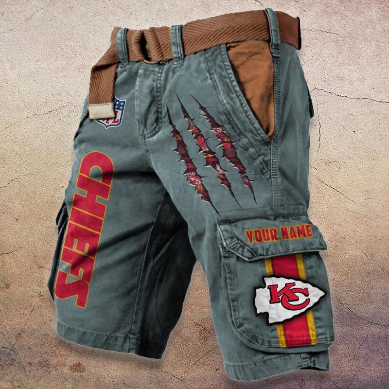 Sportswearmerch Kansas City Chiefs NFL Denim Short For Fan