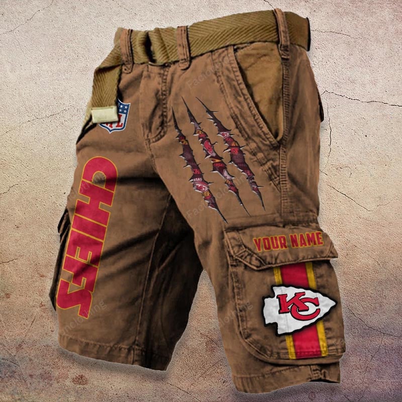 Sportswearmerch Kansas City Chiefs NFL Denim Short For Fan