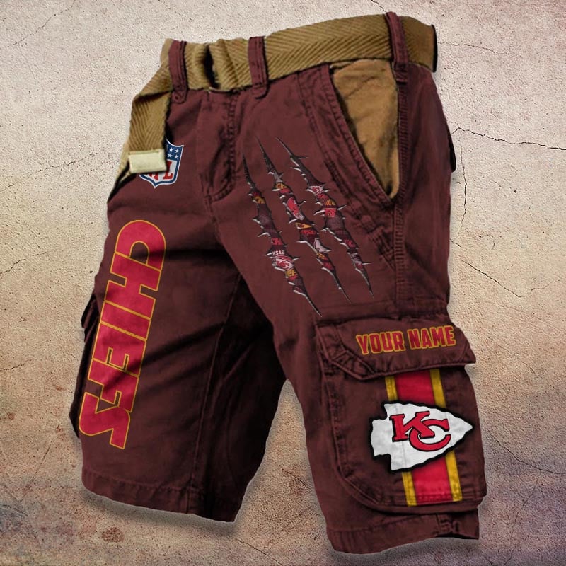 Sportswearmerch Kansas City Chiefs NFL Denim Short For Fan