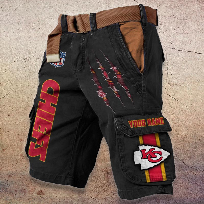 Sportswearmerch Kansas City Chiefs NFL Denim Short For Fan