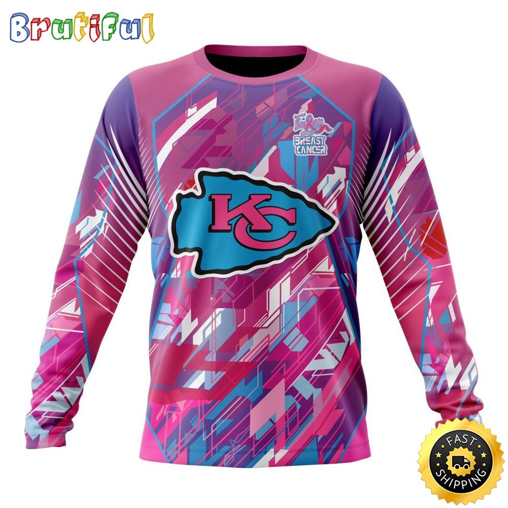 Sportswearmerch Kansas City Chiefs NFL For Breast Cancer Survivors Personalized Sweater For Fan