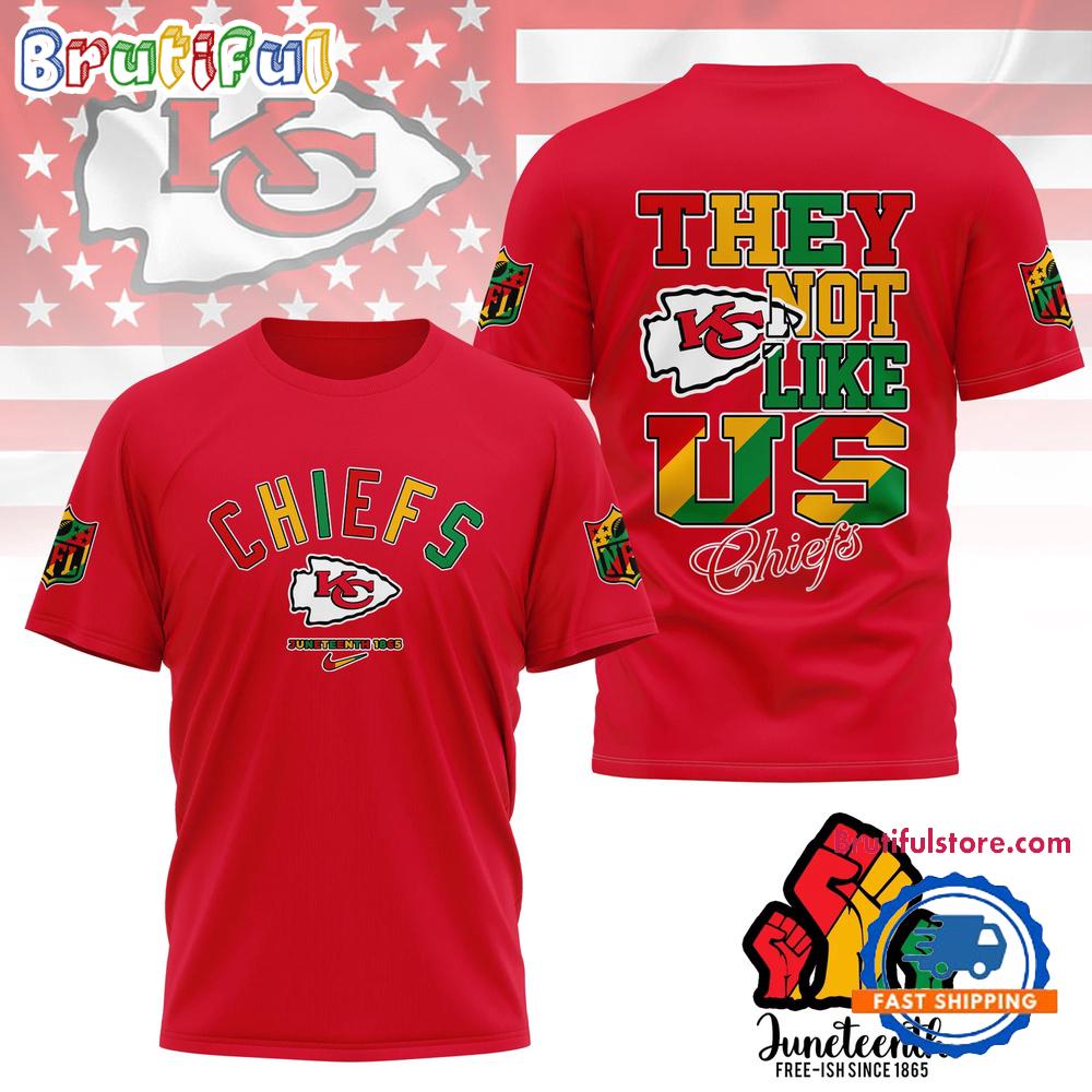 Sportswearmerch Kansas City Chiefs NFL Juneteenth Freedom Day Unisex T-Shirt For Fan
