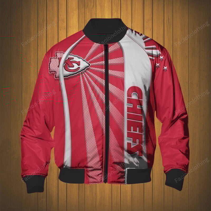 Sportswearmerch Kansas City Chiefs NFL NFL,Bomber Jacket Personalized For Fan