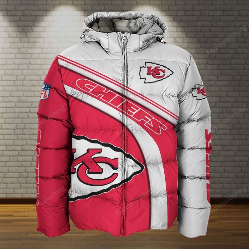 Sportswearmerch Kansas City Chiefs NFL Personalized Puffer Jacket For Fan