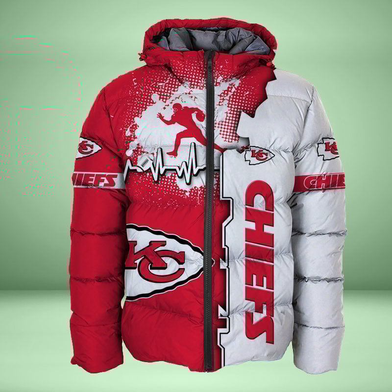 Sportswearmerch Kansas City Chiefs NFL Personalized Puffer Jacket For Fan