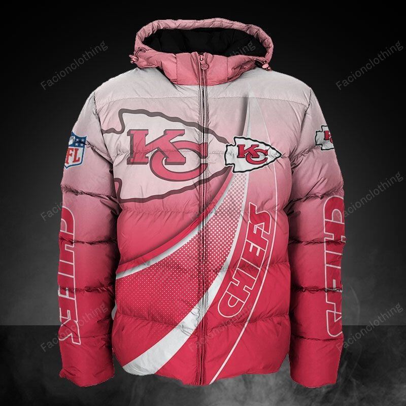 Sportswearmerch Kansas City Chiefs NFL Personalized Puffer Jacket For Fan