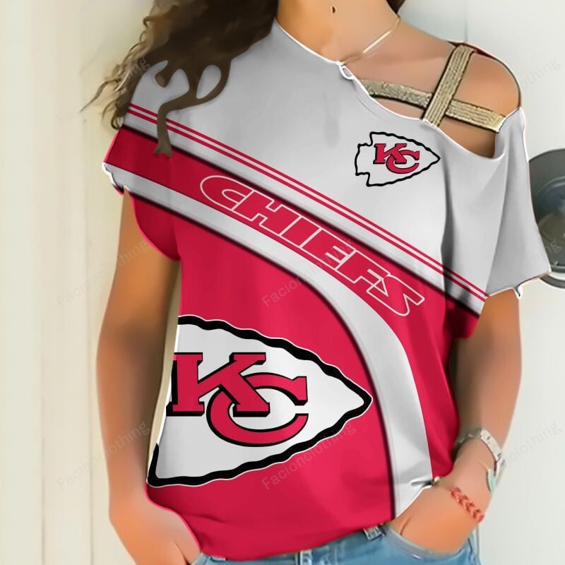 Sportswearmerch Kansas City Chiefs NFL Personalized Strapless Short Sleeve For Fan