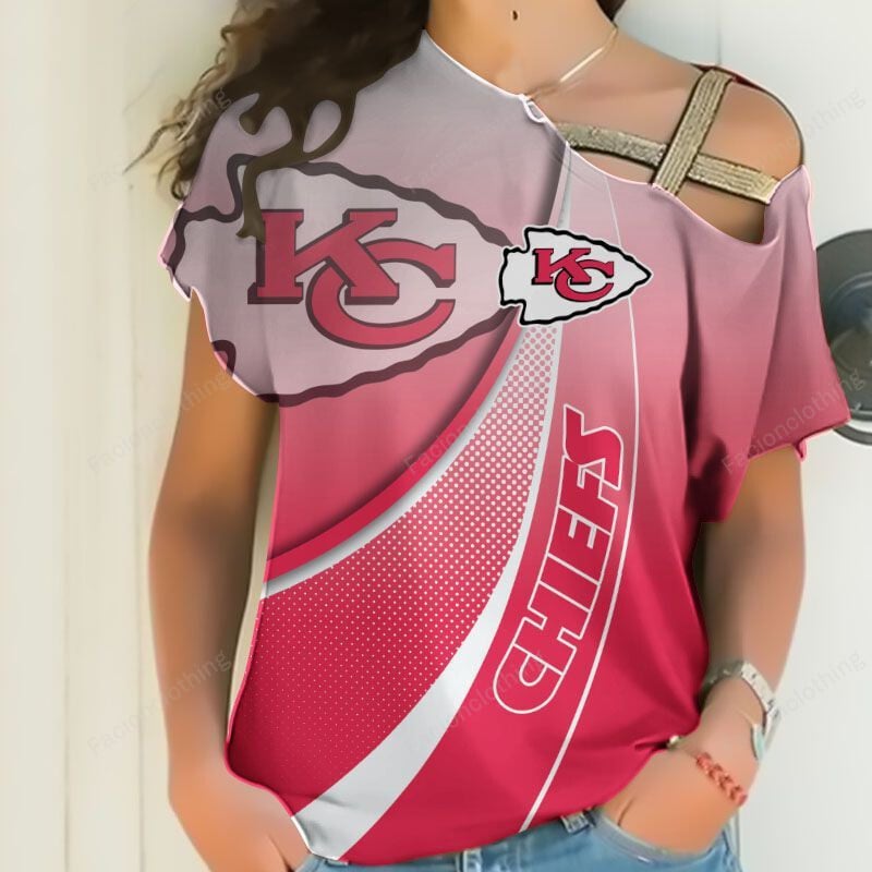 Sportswearmerch Kansas City Chiefs NFL Personalized Strapless Short Sleeve For Fan